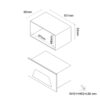 ANGLE SQ 110X60 RECESSED Sleeve TD