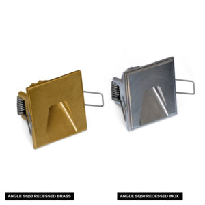 ANGLE SQ50 BRASS INOX