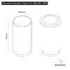 GROUND 3 R50 Recessed Sleeve TD