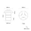 GROUND BEAM 3 R40 (Y shape) sketch 01