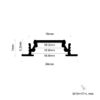 LED PROFILE GROOVE10 BCUX 24x7mm L7010803 034 TD 1