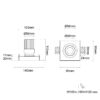 DOWNLIGHT SQ96 TD