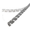 CURVED STAINLESS STEEL PROFILE 10X10 NEON LIGHT 1m IMAGE4
