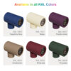 TUBE 1 BASE R60X100 RAL