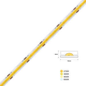 LED COB 512L WHITE 12W 10mm IP67 CRI90 24VDC photo with TD
