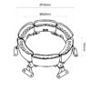 LED TREE LIGHT 12X6W 720mm TD