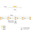 LED STRIP 280L 24VDC 19.2W 10mm IP20 CRI95 TD 01 Αντιγραφή
