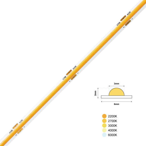 LED COB WHITE 320L 6W IP20 photo with TD