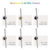 WALL JAZ ROUND BASE RAL