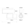 site Zoom55 Magnetic Mini 10W 3000K 10 50D RA90 24V Bl