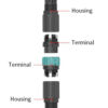 IP68 Waterproof Quick Connector M25 4 PIN Screwless Terminal K A Electronics 4
