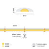 LED LIGHT STRIP COB VALUE 320L 24V 5W IP65 TD