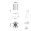 Myro R50 Recessed Adjustable TD