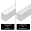ALUMINIUM PROFILE 55x70mm Updown White 2