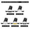 Damo R72 Trimless Adjustable Reflector Colors