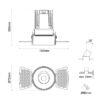 Damo R72 Trimless Adjustable TD