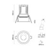Damo R82 Recessed Adjustable Oval Hole Cover TD