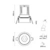 Damo R82 Recessed Adjustable TD