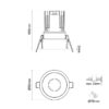Damo R82 Recessed Pinhole Cover TD