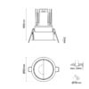 Damo R82 Recessed Wallwasher TD