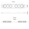 LED MODULE 4L SMD2835 IP65 3W 220VDC 170D TD01