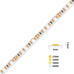 LED STRIP 120L 24VDC 12W 8mm IP20 image w TD