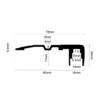 Stair Profile Indirect 78x25mm Alu TD 01