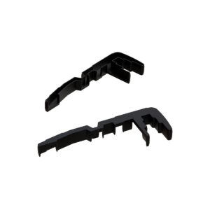 Stair Profile Indirect 78x25mm End Caps Black