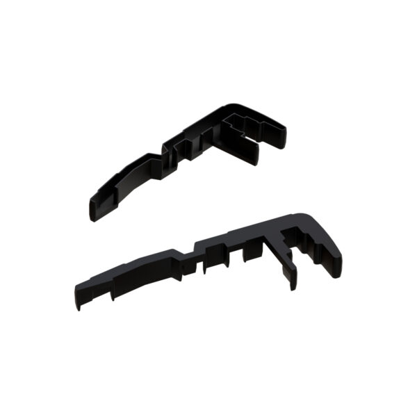 Stair Profile Indirect 78x25mm End Caps Black