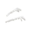 Stair Profile Indirect 78x25mm End Caps White