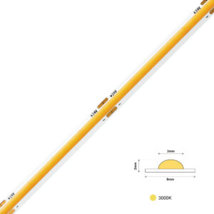 LED COB WHITE 320L 6W 8mm IP20 photo with TD