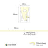 LED NEON STRIP SIDE 20X12mm TD