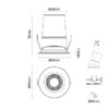 Myia R45 Recessed AdjustableTD