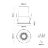Myia R45 Recessed TD