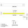 TRITON LED NEON STRIP SIDE BEND SMD4040 11 5x20mm TD 01
